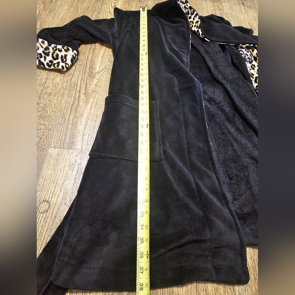 Charter Club Intimates Robe Womens Plush Belted Wrap Pockets Light Purple Size M - Picture 5 of 9